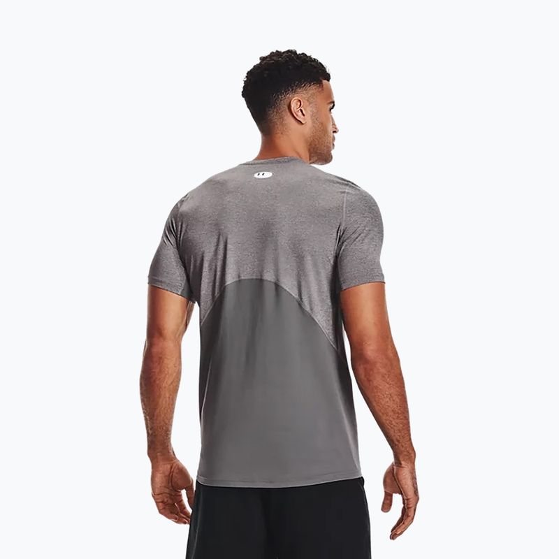 Ανδρικό μπλουζάκι προπόνησης Under Armour HeatGear Armour Fitted γκρι 1361683 3