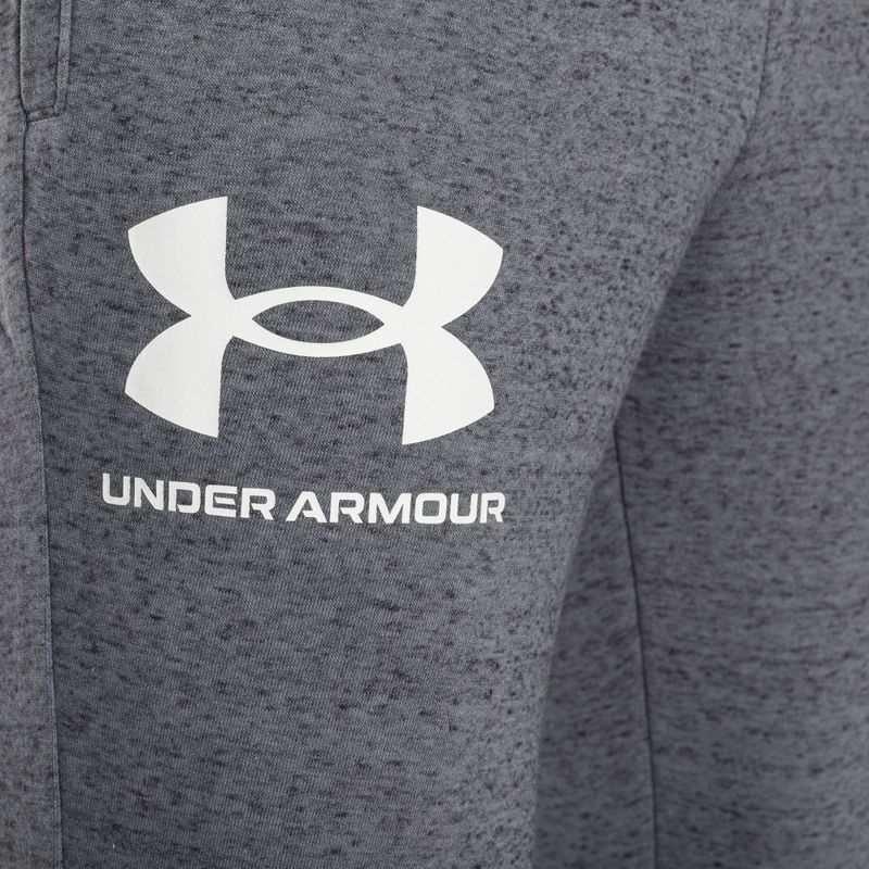 Ανδρικό παντελόνι Under Armour Ua Rival Terry Jogger pitch gray light heather/onyx white 7