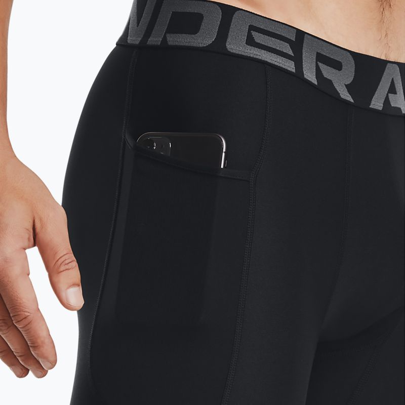 Ανδρικό Under Armour HG Armour Long Shorts μαύρο/λευκό 4