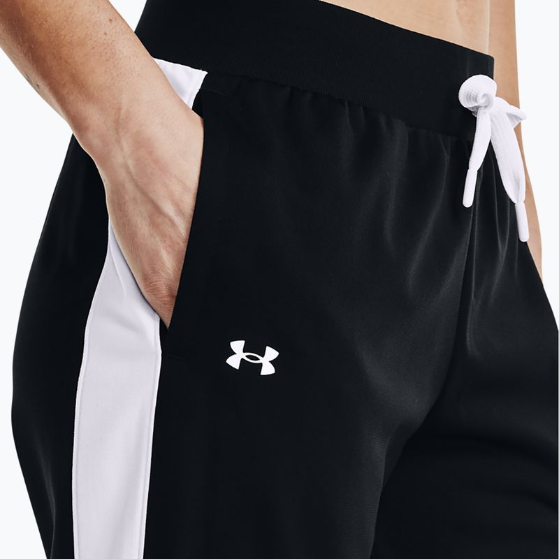 Under Armour Tricot μαύρη/λευκή γυναικεία φόρμα γυμναστικής 4