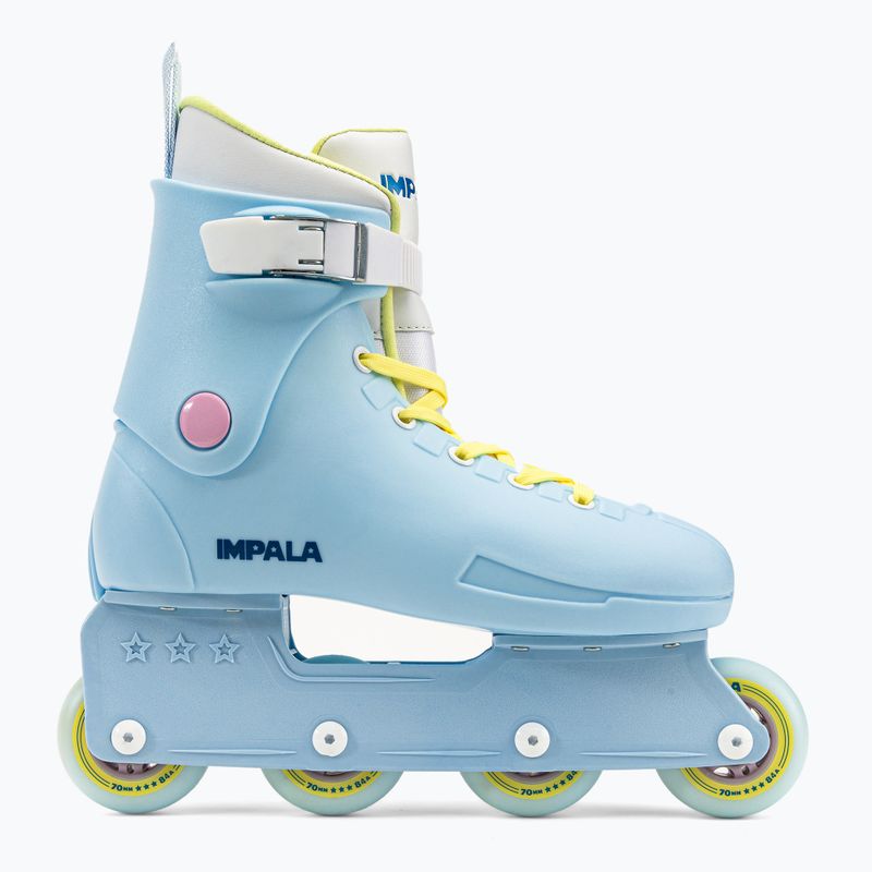 Γυναικεία πατίνια IMPALA Lightspeed Inline Skate μπλε/κίτρινο IMPINLINE1 πατίνια με ρολό 2