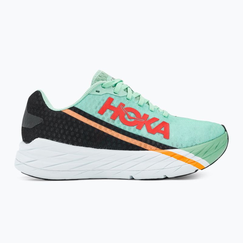 HOKA Rocket X eggshell μπλε/μαύρα παπούτσια για τρέξιμο 3