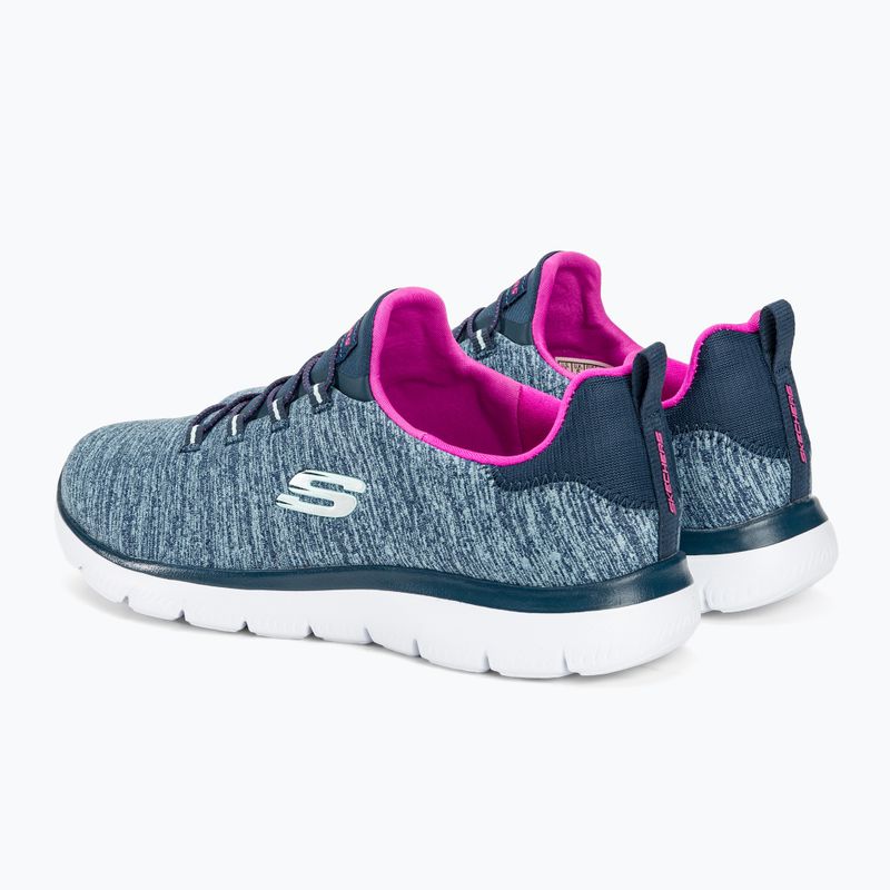 Γυναικεία παπούτσια SKECHERS Summits Quick Getaway navy/hot pink 3