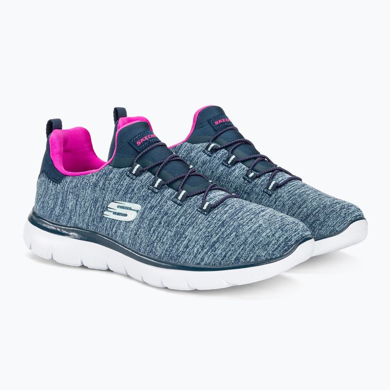 Γυναικεία παπούτσια SKECHERS Summits Quick Getaway navy/hot pink 4