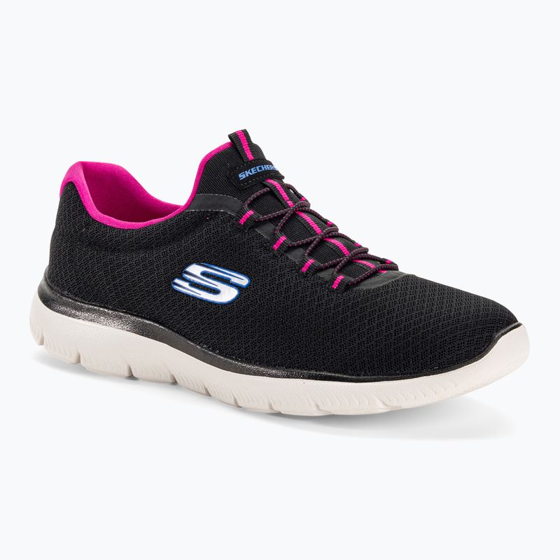 Γυναικεία παπούτσια προπόνησης SKECHERS Summits μαύρο/καυτό ροζ