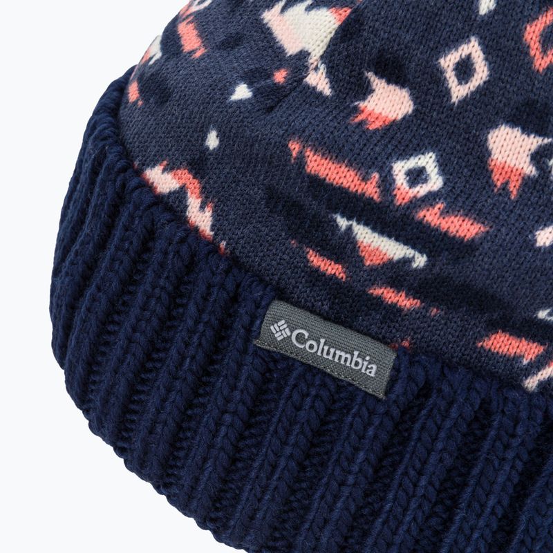 Columbia Sweater Weather Pom navy blue winter beanie 2010971 3