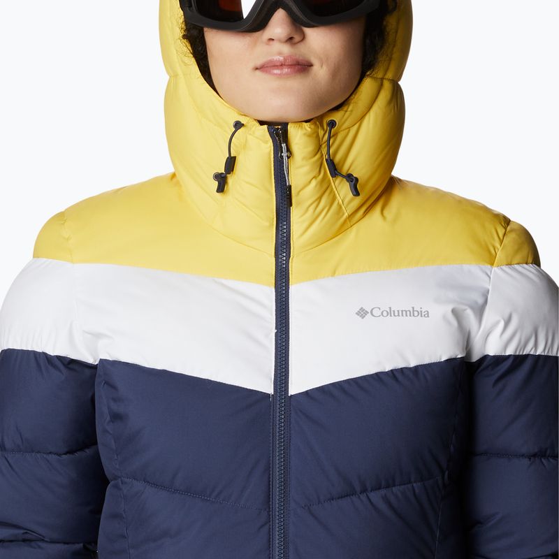 Columbia Abbott Peak Insulated γυναικείο μπουφάν σκι μπλε και κίτρινο 1909971 9