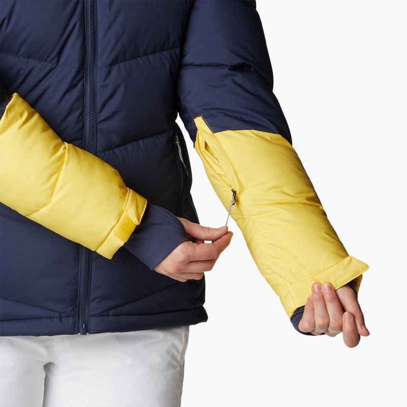 Columbia Abbott Peak Insulated γυναικείο μπουφάν σκι μπλε και κίτρινο 1909971 11