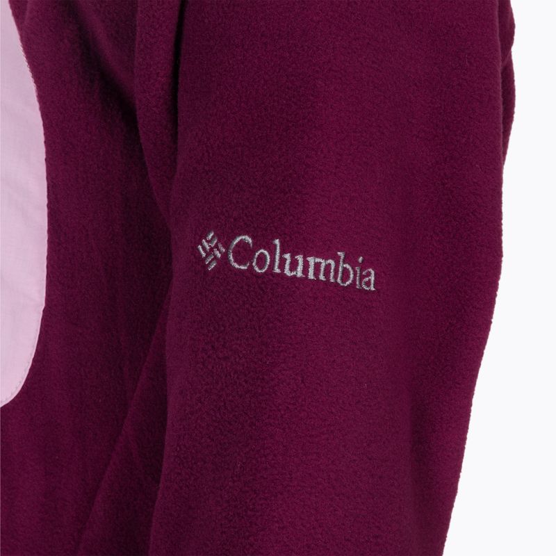 Columbia Fast Trek III παιδικό fleece φούτερ μωβ 1887852 5