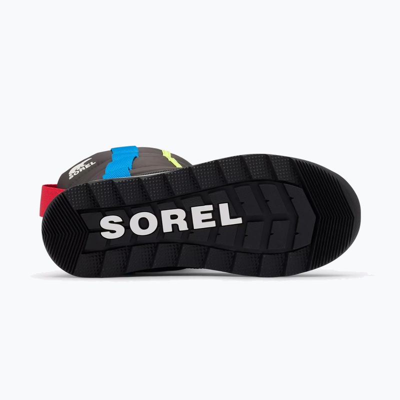 Sorel Outh Whitney II Puffy Mid jet/μαύρες παιδικές μπότες χιονιού 12