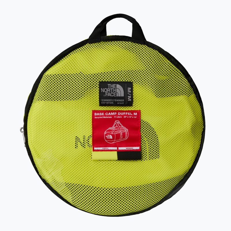 The North Face Base Camp Duffel M 71 l θειάφι άνοιξη πράσινο/tnf μαύρο τσάντα ταξιδιού 3