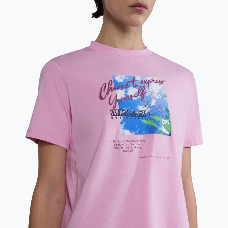 Napapijri γυναικείο t-shirt S-Yukon ροζ παστέλ 4