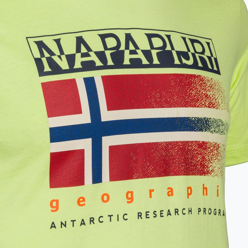 Ανδρικό Napapijri S-Kreis κίτρινο ηλιόλουστο t-shirt 7