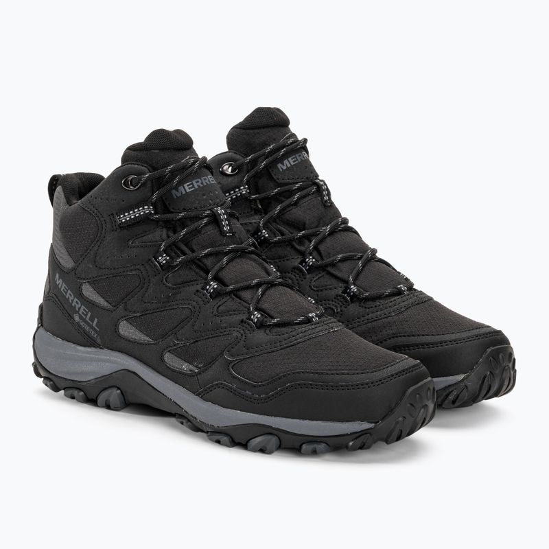 Ανδρικές μπότες πεζοπορίας Merrell West Rim Sport Mid GTX μαύρο 4