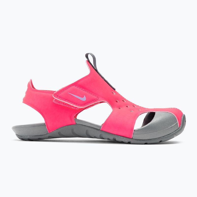 Παιδικά σανδάλια Nike Sunray Protect 2 hyper pink/γκρι καπνογόνο/φούξια λάμψη 2