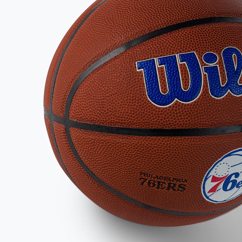 Wilson NBA Team Alliance Philadelphia 76ers μπάσκετ WTB3100XBPHI μέγεθος 7 3