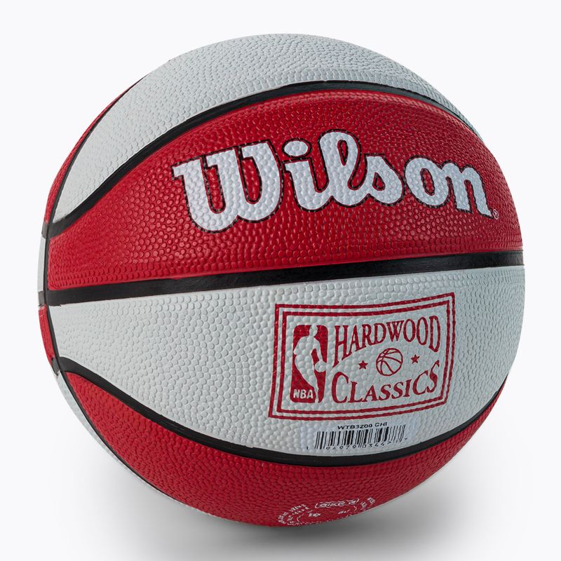 Wilson NBA Team Retro Mini Chicago Bulls μπάσκετ WTB3200XBCHI μέγεθος 3 2