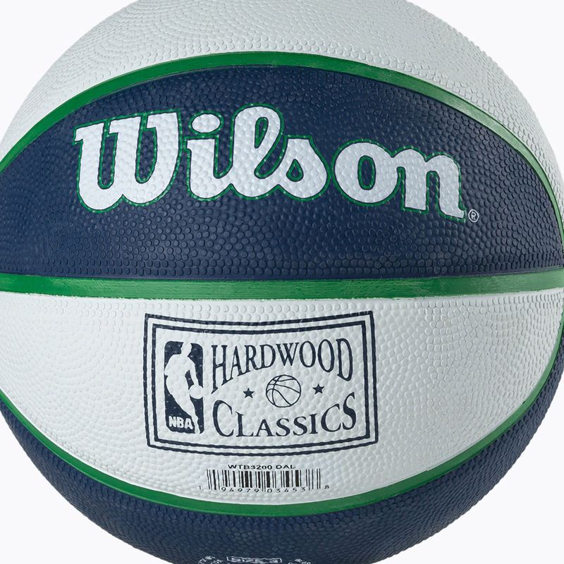 Wilson NBA Team Retro Mini Μίνι μπάσκετ Dallas Mavericks WTB3200XBDAL μέγεθος 3 3