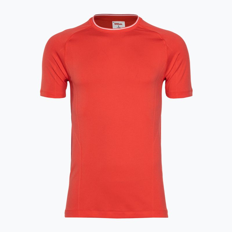 Ανδρικό μπλουζάκι Wilson Team Seamless Crew infrared T-shirt