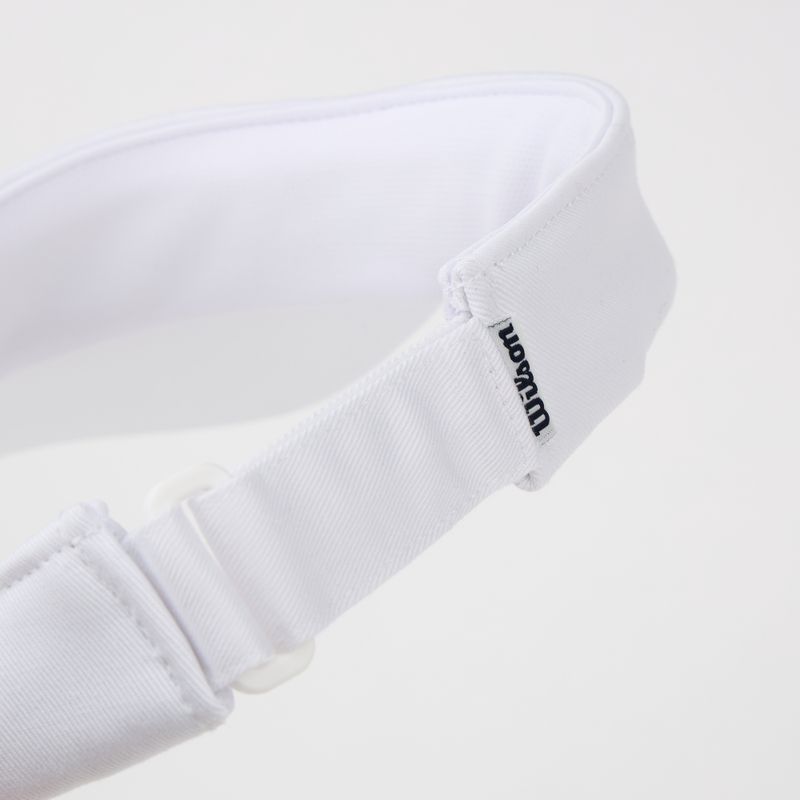 Wilson Classic Visor φωτεινό λευκό στέγαστρο τένις 4