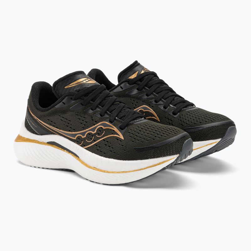 Γυναικεία παπούτσια τρεξίματος Saucony Endorphin Speed 3 black/goldstruck 4