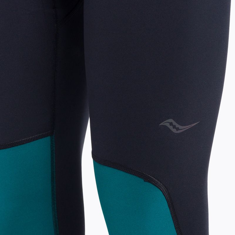 Ανδρικό κολάν τρεξίματος Saucony Solstice Tight μαύρο και μπλε SAM800299-LN 4