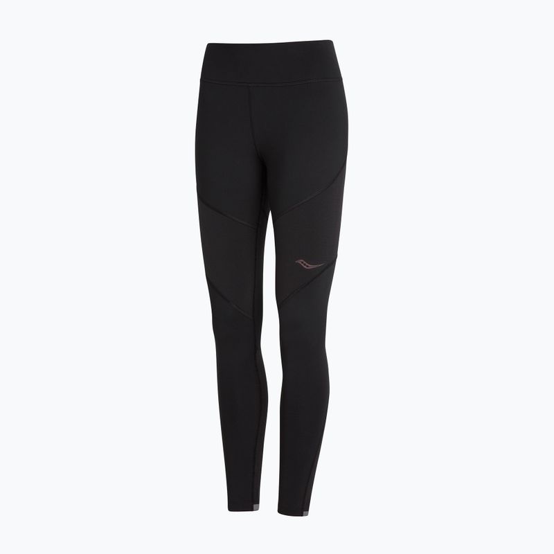 Γυναικείο κολάν για τρέξιμο Saucony Boulder Wind Tight μαύρο SAW800404-BK