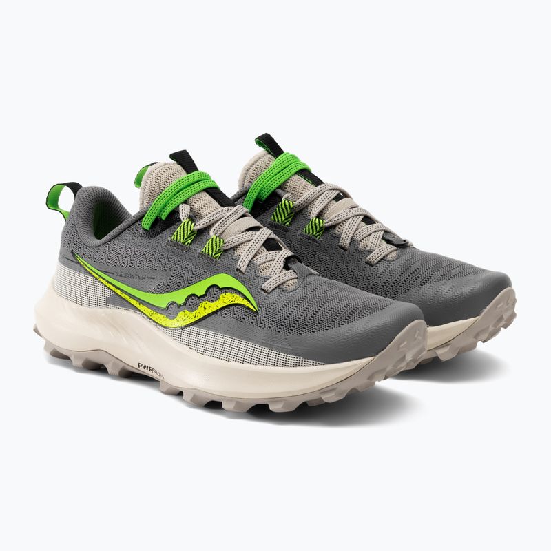 Γυναικεία παπούτσια τρεξίματος Saucony Peregrine 13 gravel/slime 4