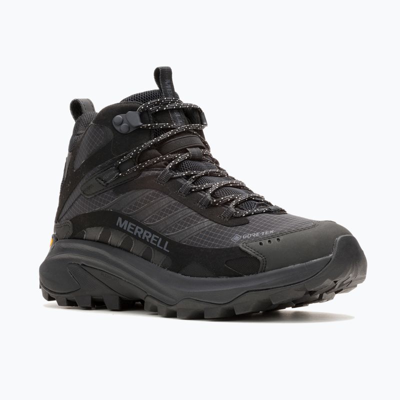 Ανδρικά παπούτσια πεζοπορίας Merrell Moab Speed 2 Mid Gtx black 8