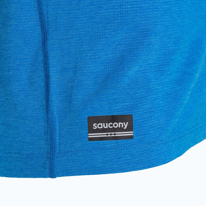 Ανδρική μπλούζα για τρέξιμο Saucony Stopwatch cobalt heather 3