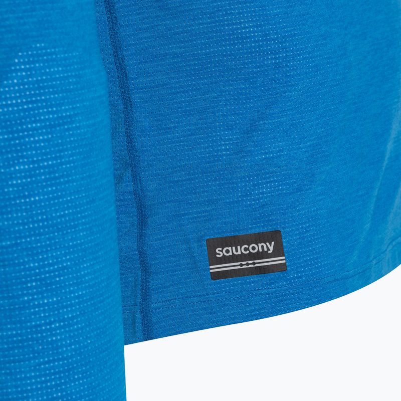 Ανδρικό μακρυμάνικο τρεξίματος Saucony Stopwatch cobalt heather 3