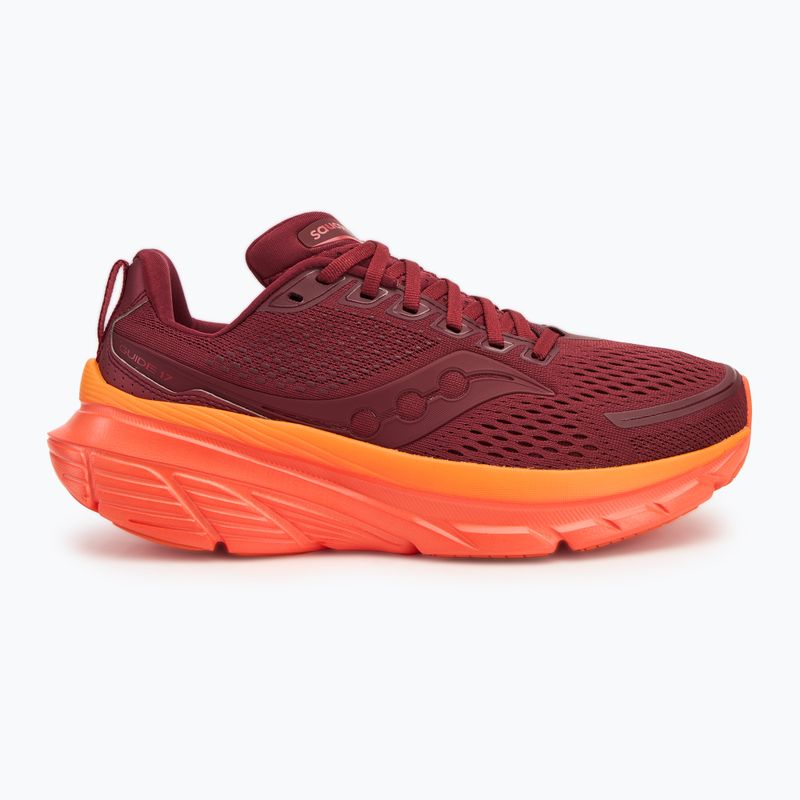 Ανδρικά παπούτσια τρεξίματος Saucony Guide 17 currant/pepper 2