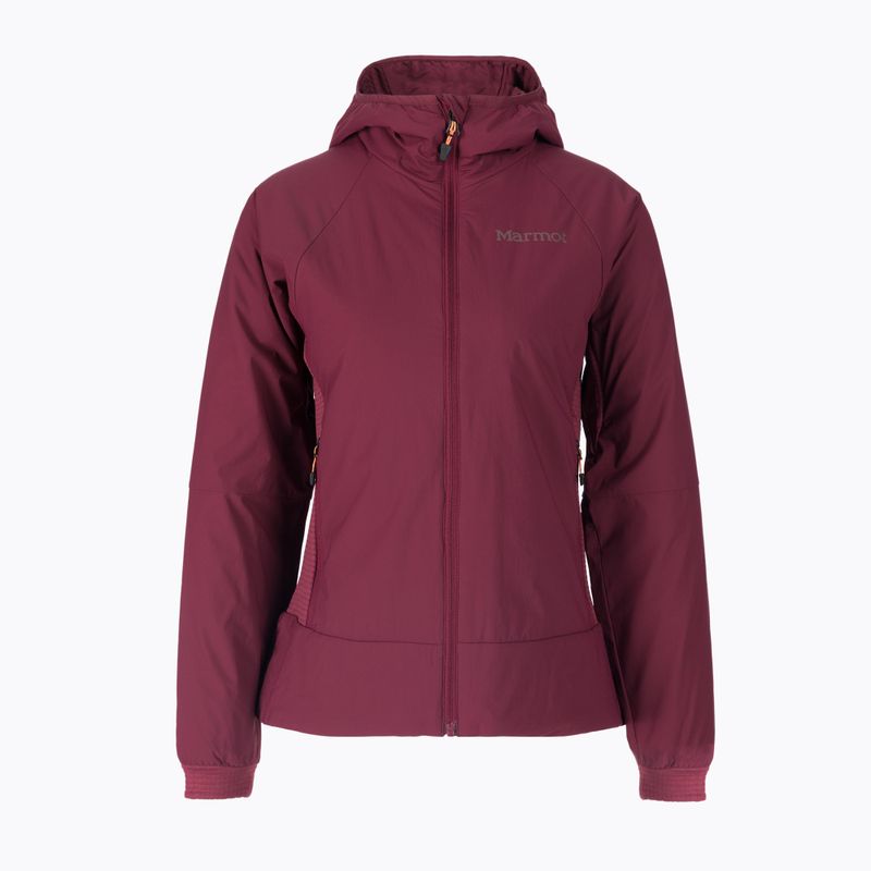 Marmot Novus Lt Hybrid Hoody γυναικείο μπουφάν καστανοκόκκινο M12396