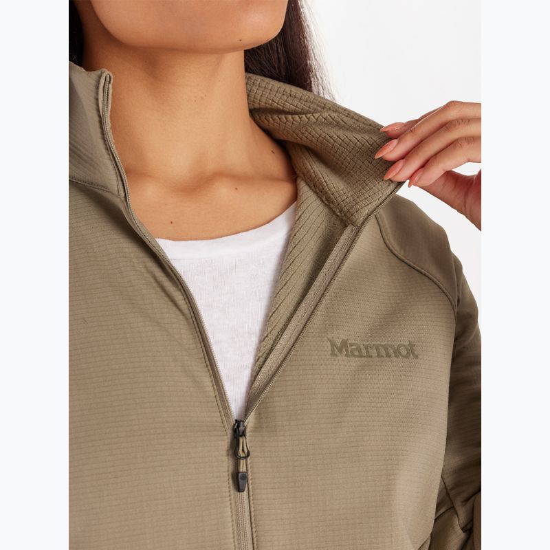 Γυναικείο φούτερ φλις Marmot Leconte Fleece vetiver 5