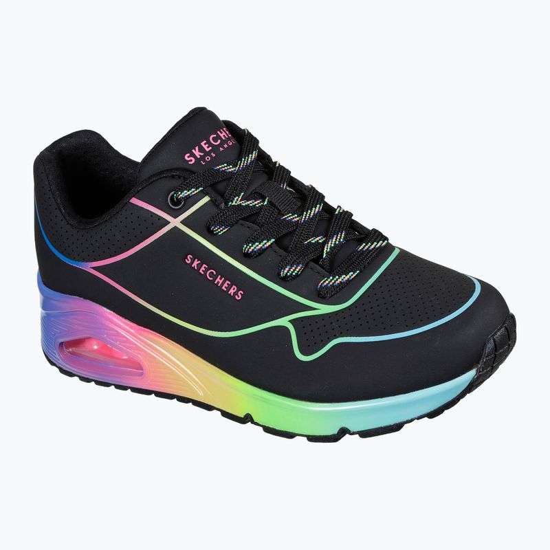 Γυναικεία παπούτσια SKECHERS Uno Pop Of Sunshine black/multi neon 8