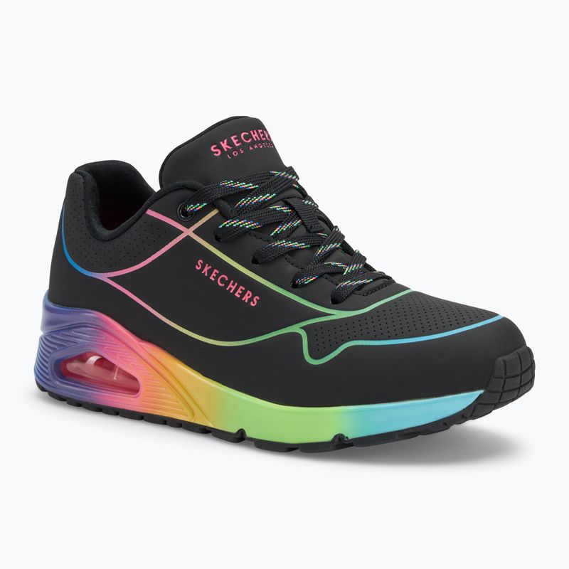 Γυναικεία παπούτσια SKECHERS Uno Pop Of Sunshine black/multi neon