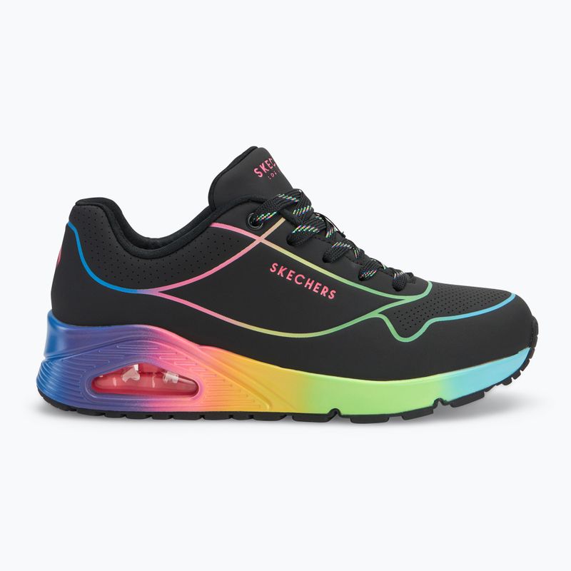 Γυναικεία παπούτσια SKECHERS Uno Pop Of Sunshine black/multi neon 2