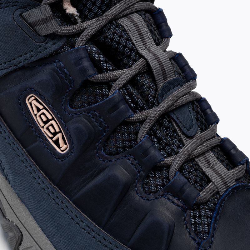 Γυναικείες μπότες πεζοπορίας KEEN Targhee III Mid navy blue 1026863 8