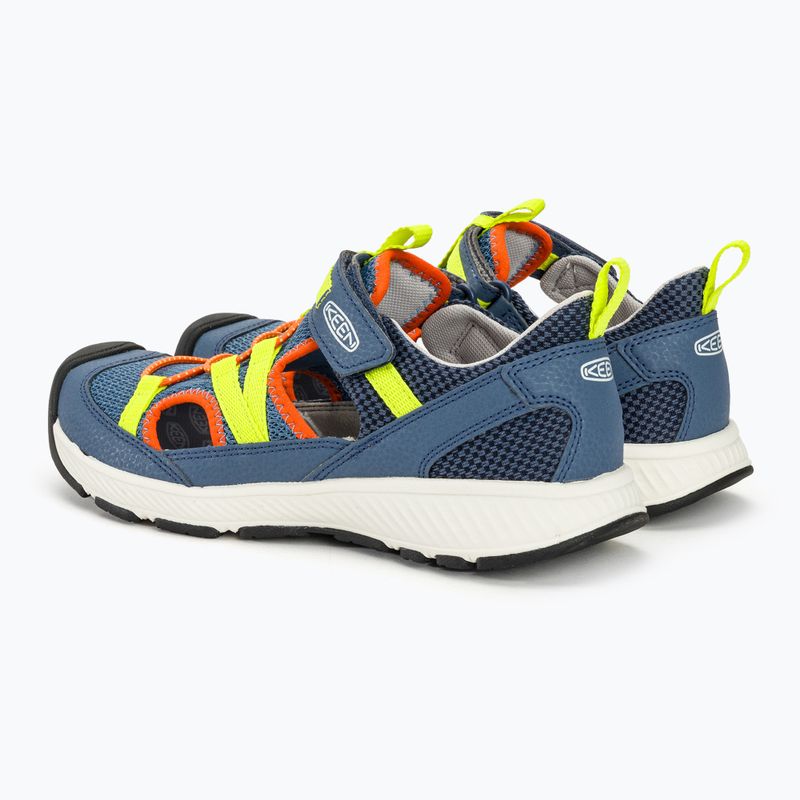 KEEN Motozoa vintage indigo/scarlet ibis junior σανδάλια 3