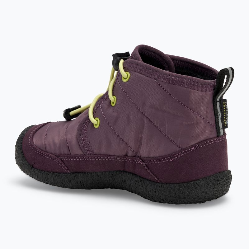 KEEN Howser II Chukka WP παιδικά παπούτσια plum perfect/daiquiri green 3