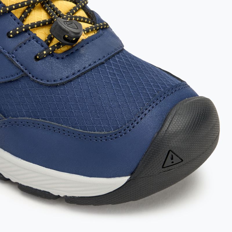 Παιδικά παπούτσια πεζοπορίας KEEN Skua Mid WP JR naval academy/yolk yellow 7