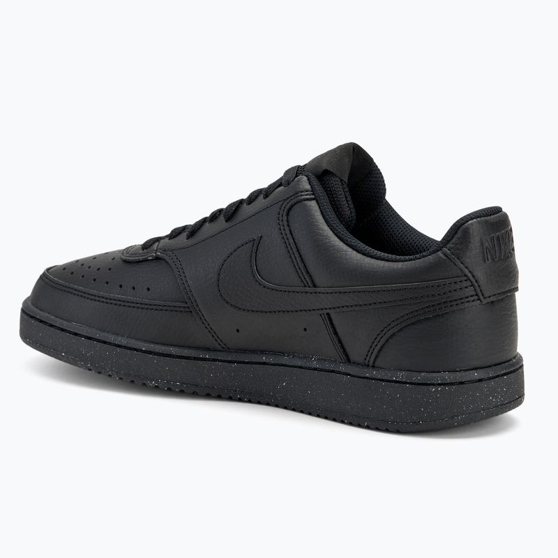 Ανδρικά παπούτσια Nike Court Vision Low Next Nature black / black / black 3