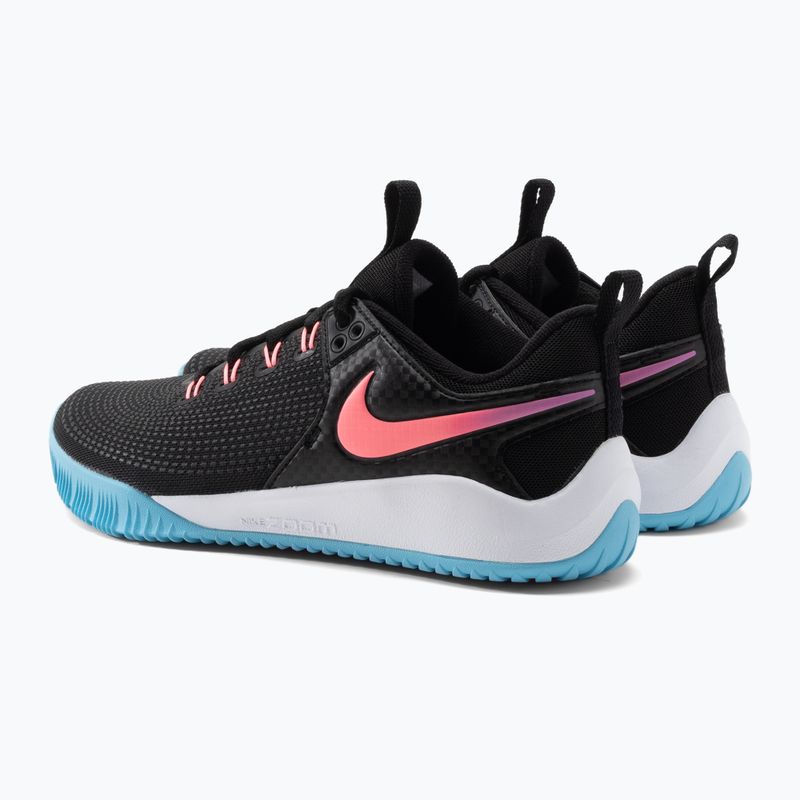 Nike Air Zoom Hyperace 2 LE παπούτσια βόλεϊ μαύρο/ροζ DM8199-064 3