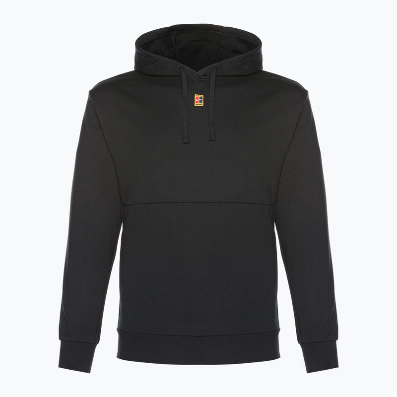 Ανδρικό φούτερ τένις Nike Court Fleece Hoodie μαύρο