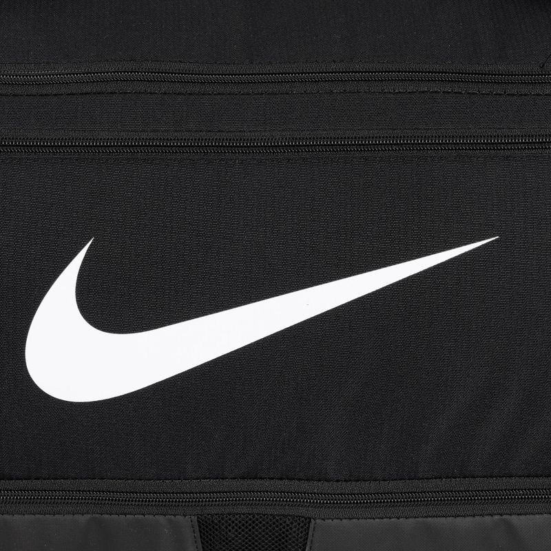 Nike Brasilia τσάντα προπόνησης 9.5 60 l μαύρο/μαύρο/λευκό 5