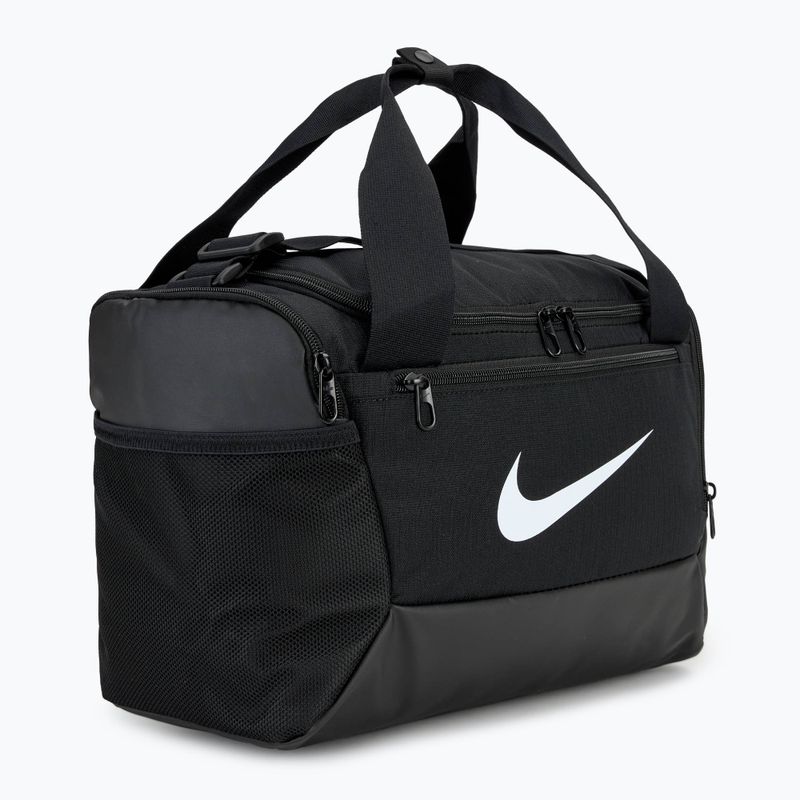 Τσάντα προπόνησης Nike Brasilia 9.5 Duffle 25 l black/black/white 2