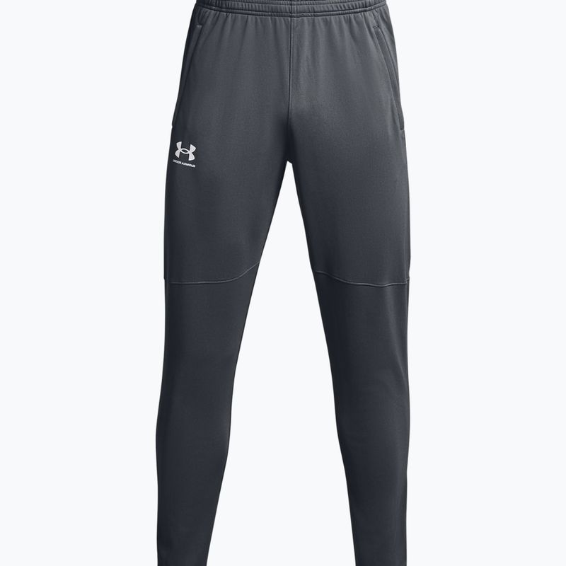 Under Armour Ua Pique Track 012 γκρι ανδρική φόρμα 1366203-012 5