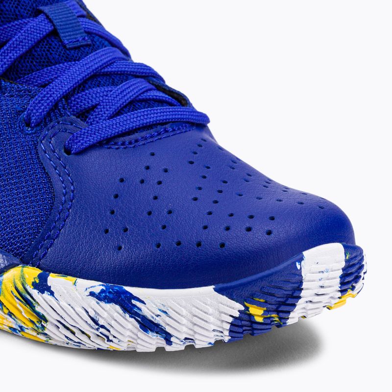 Under Armour ανδρικά παπούτσια μπάσκετ GS Jet '21 400 μπλε και λευκό 3024794-400 7