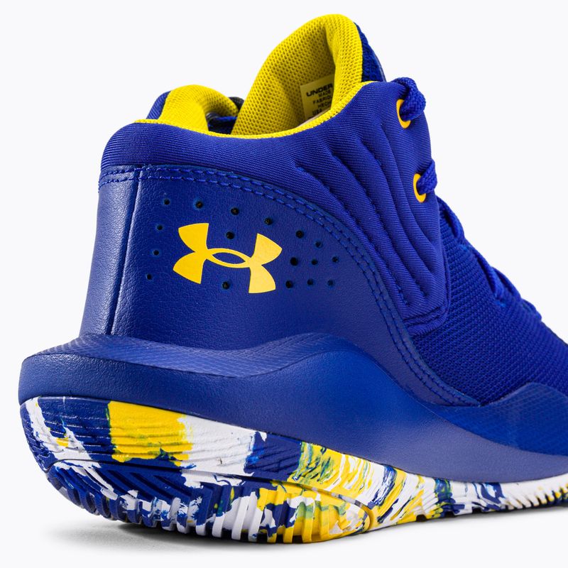 Under Armour ανδρικά παπούτσια μπάσκετ GS Jet '21 400 μπλε και λευκό 3024794-400 8