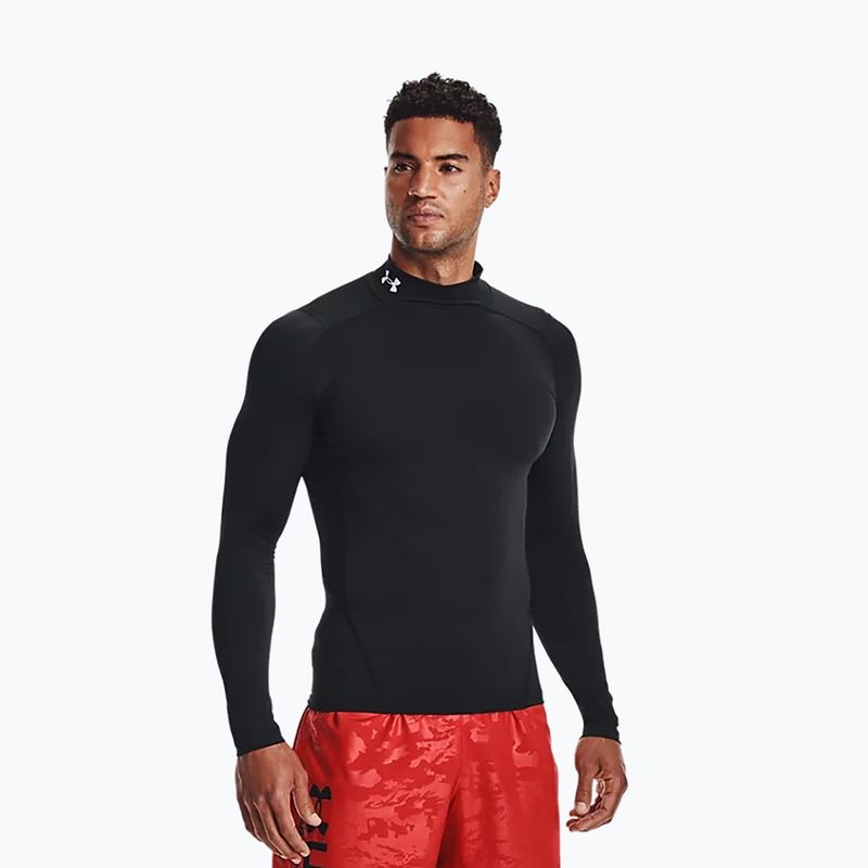 Under Armour ανδρικό μακρυμάνικο T-shirt Ua Hg Armour Comp Mock μαύρο 1369606-001